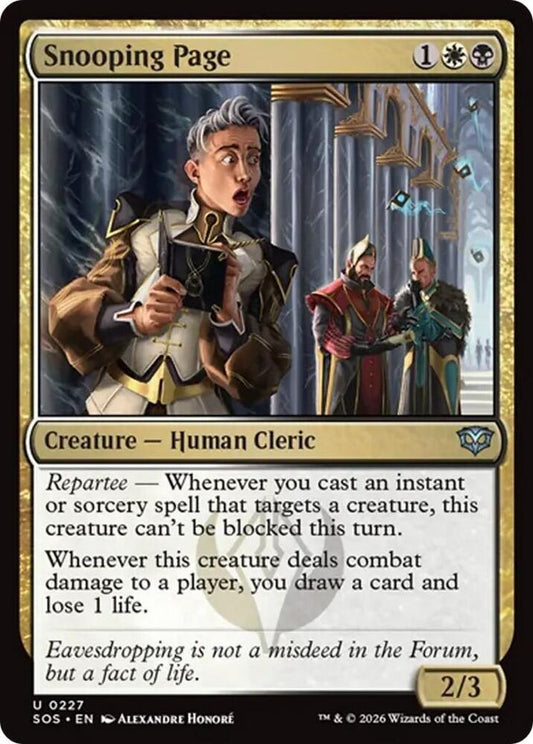 Snooping Page 227 (Secrets of Strixhaven)  - Foil