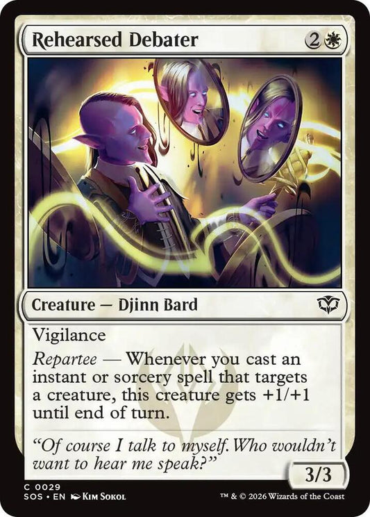 Rehearsed Debater 29 (Secrets of Strixhaven)  - Foil
