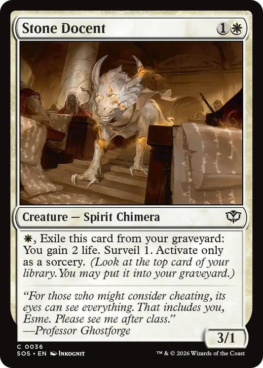 Stone Docent 36 (Secrets of Strixhaven)  - Foil