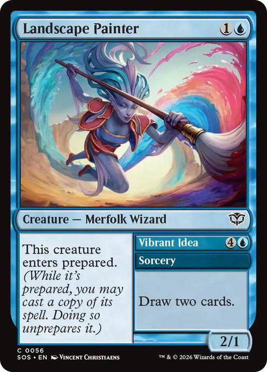 Landscape Painter // Vibrant Idea 56 (Secrets of Strixhaven)  - Foil