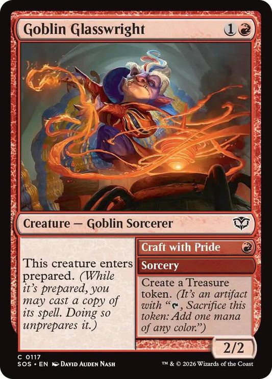 Goblin Glasswright // Craft with Pride 117 (Secrets of Strixhaven)  - Foil