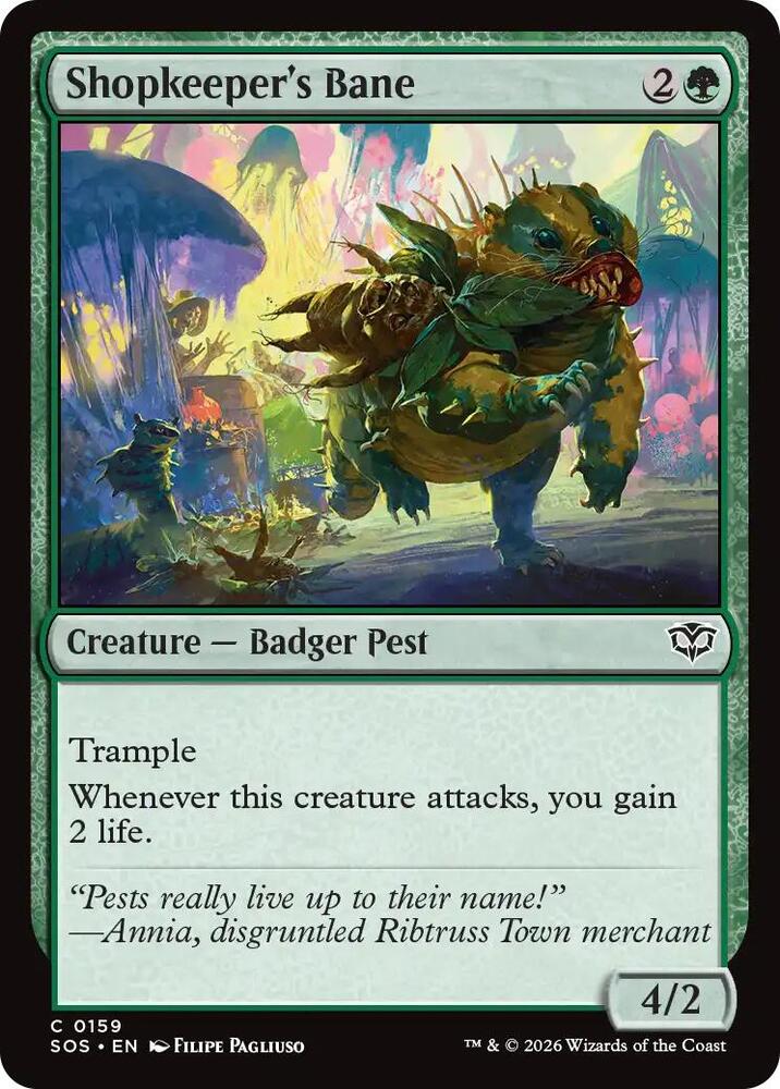 Shopkeepers Bane 159 (Secrets of Strixhaven)  - Foil