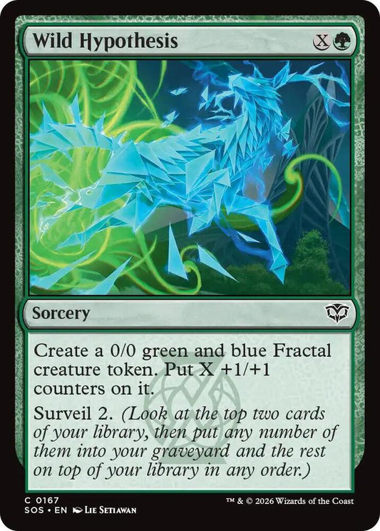 Wild Hypothesis 167 (Secrets of Strixhaven)  - Foil