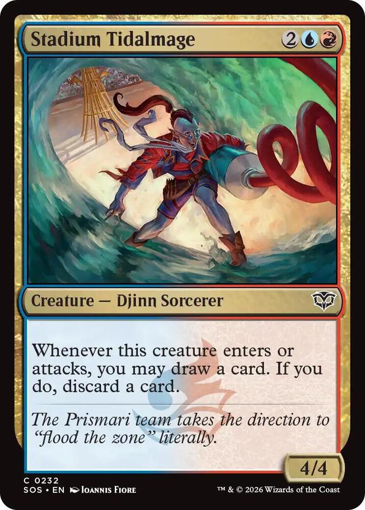Stadium Tidalmage 232 (Secrets of Strixhaven)  - Foil