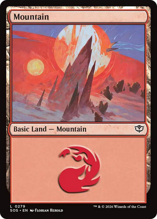 Mountain 279 (Secrets of Strixhaven)  - Foil