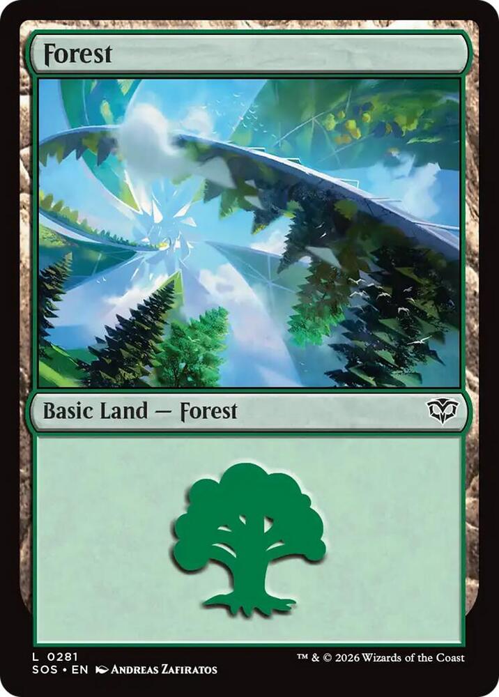 Forest 281 (Secrets of Strixhaven)  - Foil