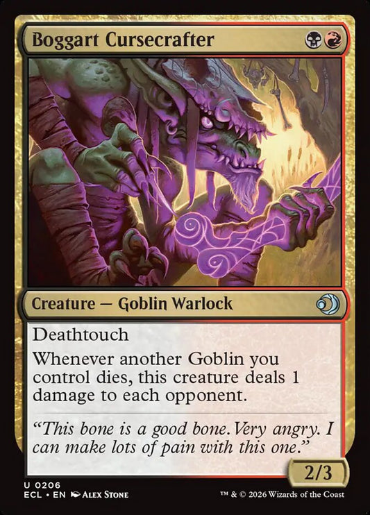 Boggart Cursecrafter 206 (Lorwyn Eclipsed)  - Foil