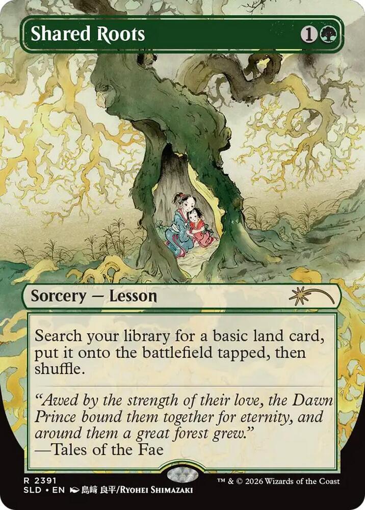 Shared Roots 2391 (Secret Lair Drop Series)  - Borderless Foil