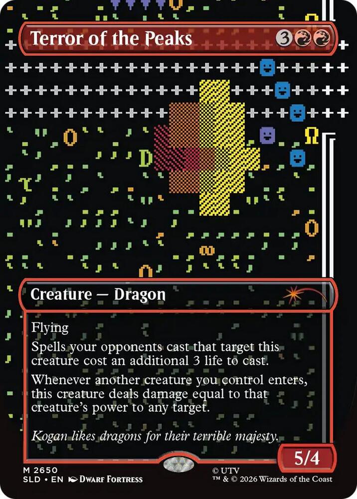 Terror of the Peaks 2650 (Secret Lair Drop Series)  - Borderless Foil