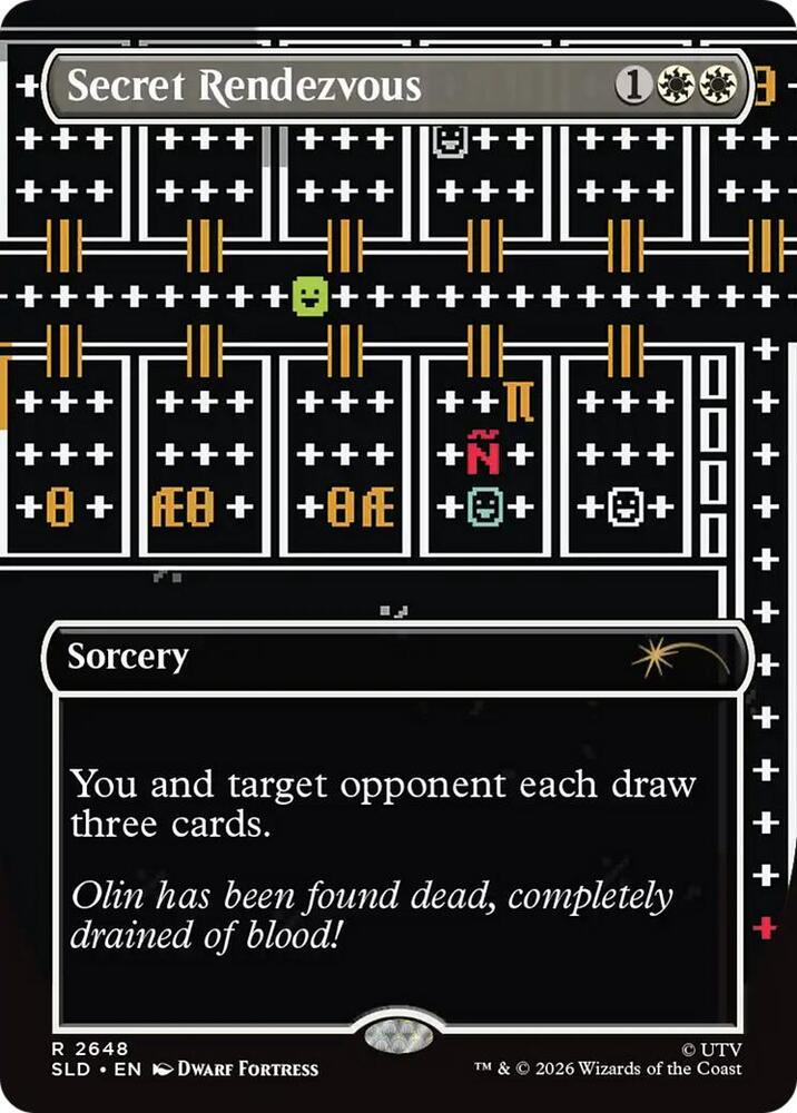 Secret Rendezvous 2648 (Secret Lair Drop Series)  - Borderless Foil