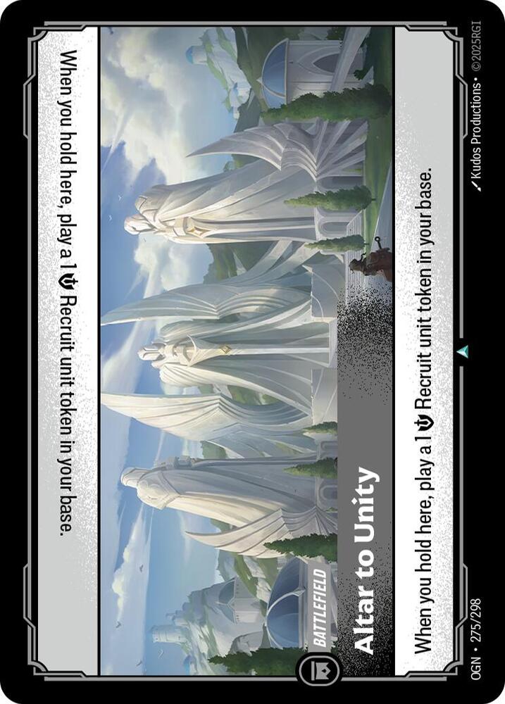 Altar to Unity 275/298 (Origins)  - Foil