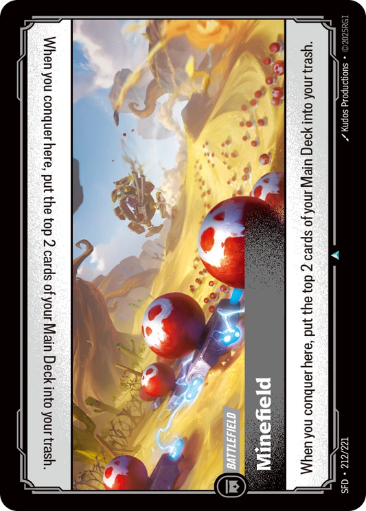 Minefield 212/221 (Spiritforged)  - Foil