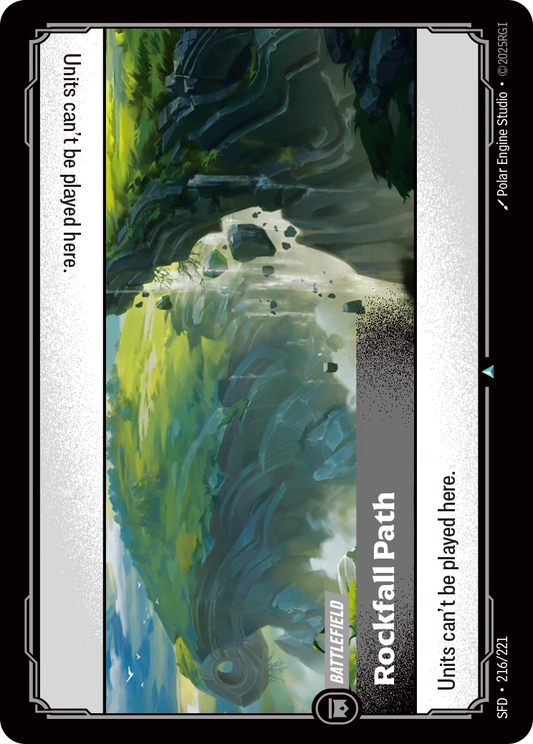 Rockfall Path 216/221 (Spiritforged)  - Foil