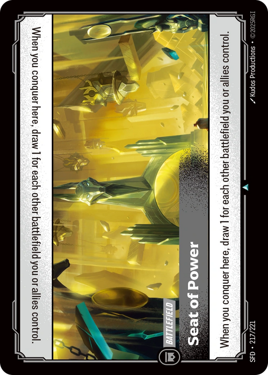 Seat of Power 217/221 (Spiritforged)  - Foil