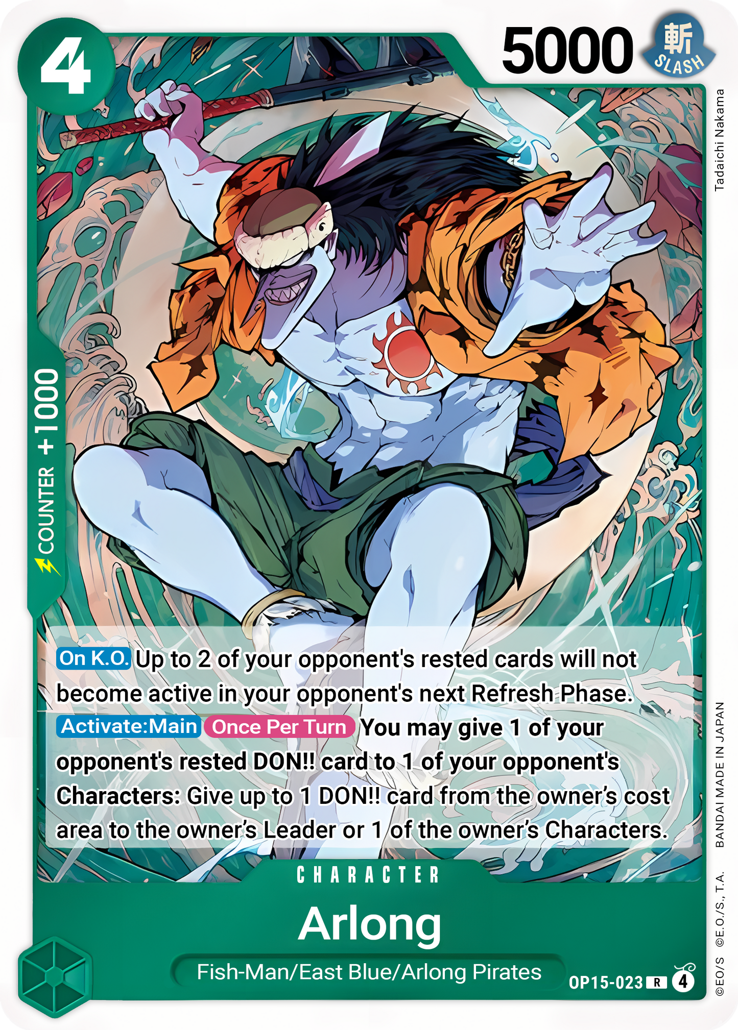 Arlong OP15-023 (Adventure on Kami's Island)  - Foil