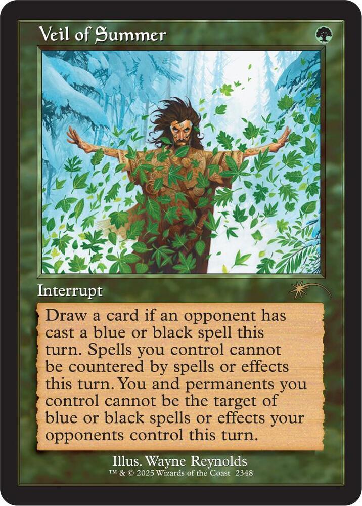 Veil of Summer 2348 (Secret Lair Drop Series)  - Retro