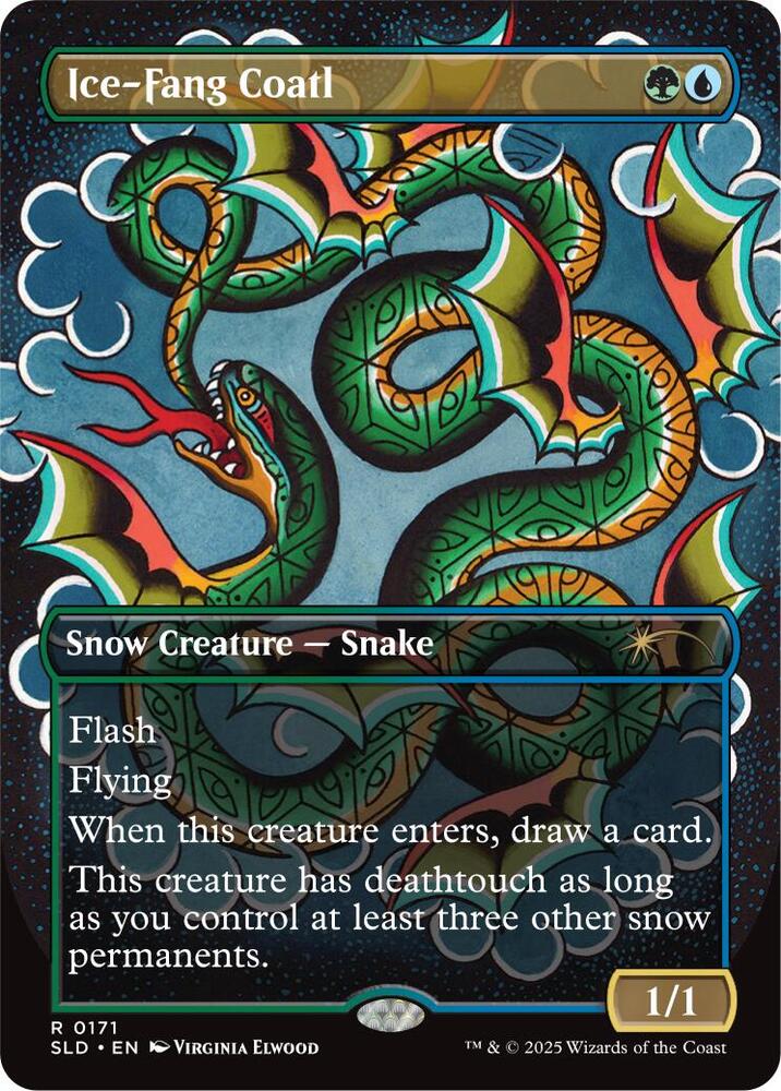 Ice-Fang Coatl 171 (Secret Lair Drop Series)  - Borderless