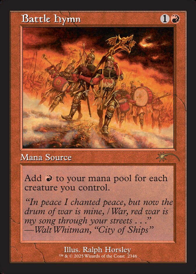 Battle Hymn 2346 (Secret Lair Drop Series)  - Retro Foil