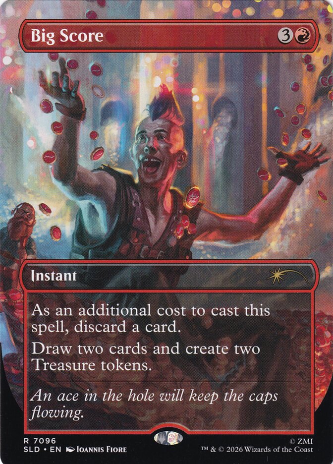Big Score 7096 (Secret Lair Drop Series)  - Borderless Foil