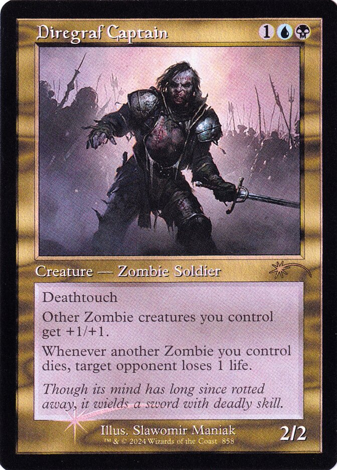 Diregraf Captain 858 (Secret Lair Drop Series)  - Retro Foil