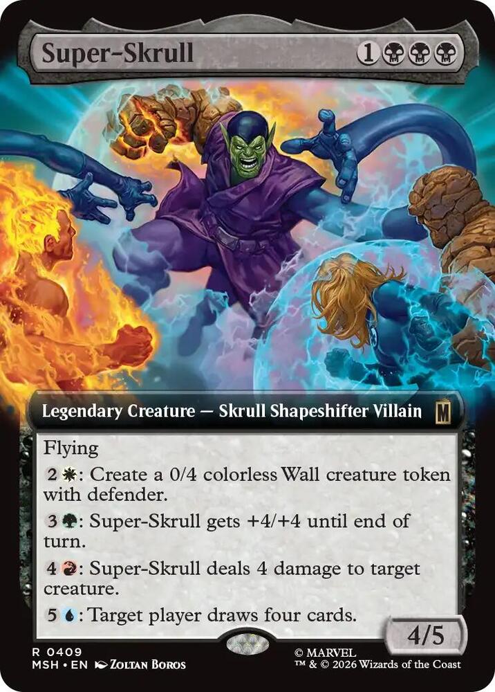 Super Skrull Extended Art 409 (Marvel Super Heroes)  - Extended Art Foil