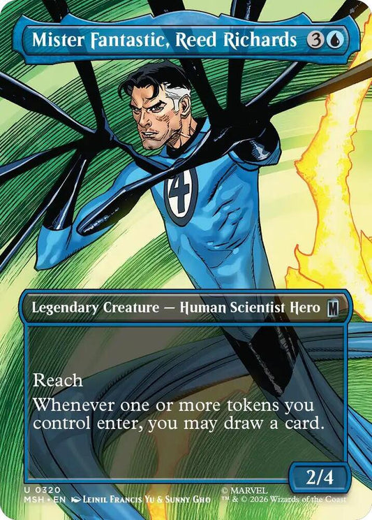 Mister Fantastic, Reed Richards 320 (Marvel Super Heroes)  - Borderless Foil