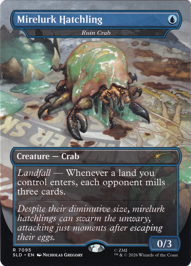 Mirelurk Hatchling - Ruin Crab 7095 (Secret Lair Drop Series)  - Borderless