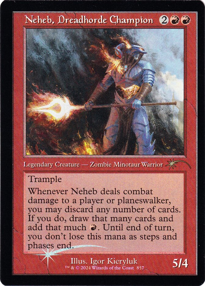 Neheb, Dreadhorde Champion 857 (Secret Lair Drop Series)  - Retro Foil