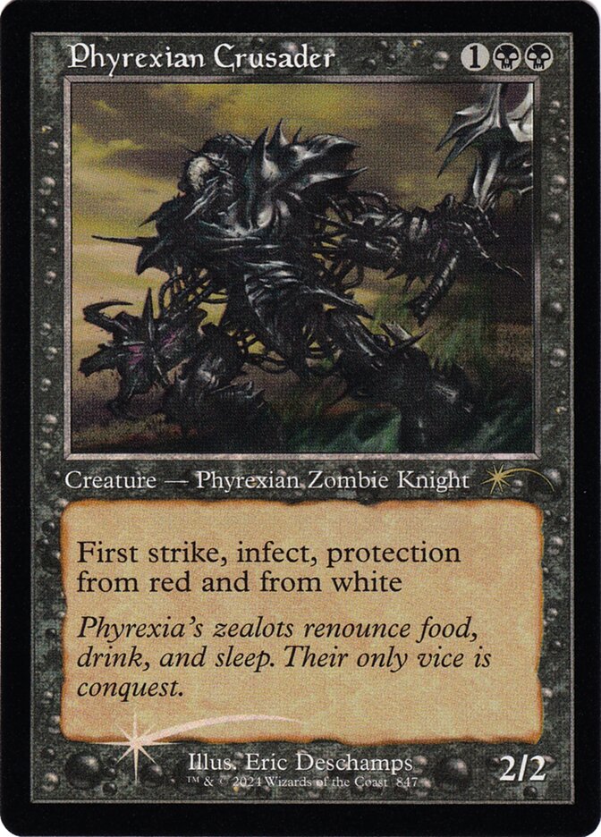 Phyrexian Crusader 847 (Secret Lair Drop Series)  - Retro Foil