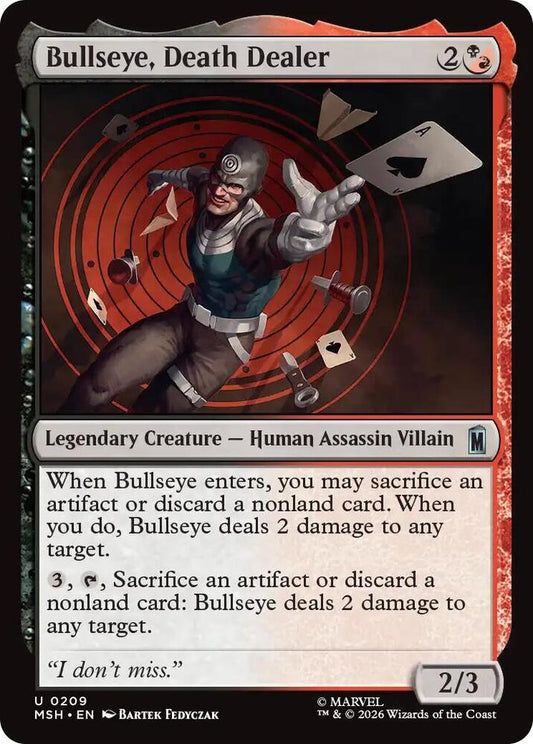 Bullseye, Death Dealer 209 (Marvel Super Heroes)  - Foil