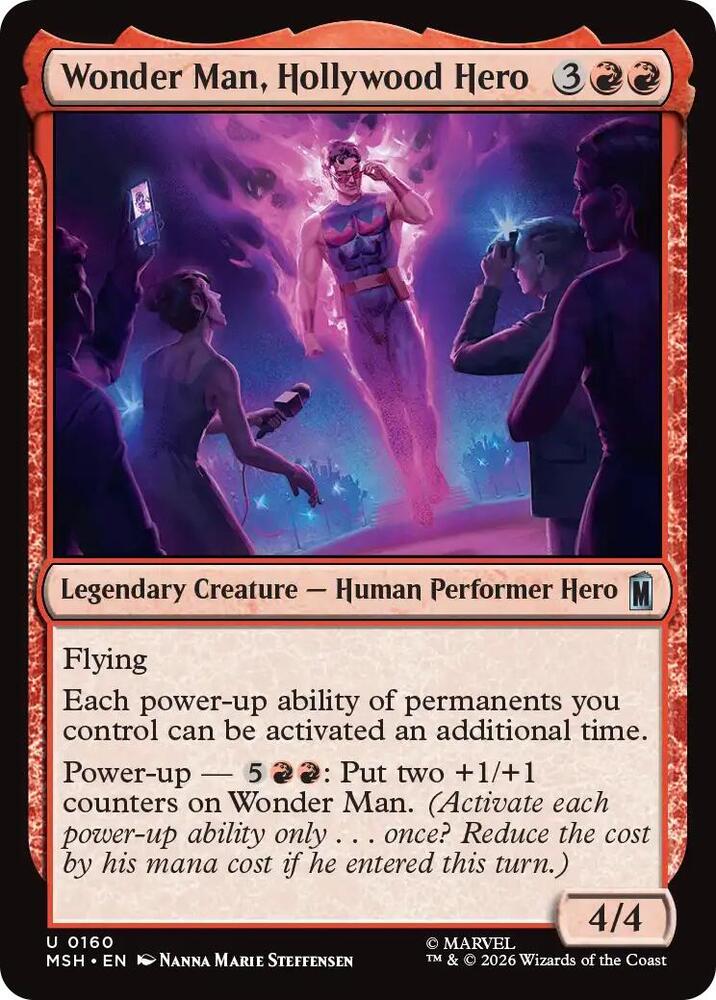 Wonder Man, Hollywood Hero 160 (Marvel Super Heroes)  - Foil