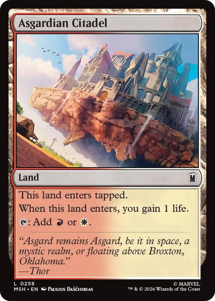 Asgardian Citadel 258 (Marvel Super Heroes)  - Foil