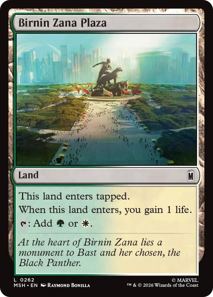 Birnin Zana Plaza 262 (Marvel Super Heroes)  - Foil