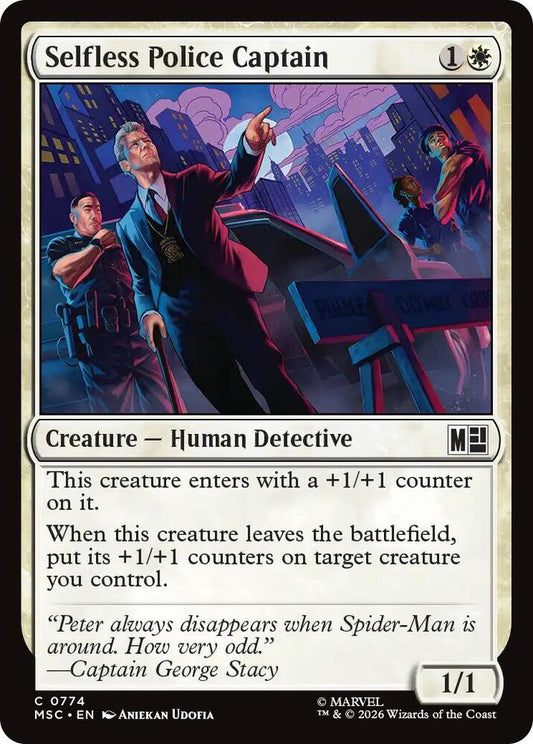 Selfless Police Captain 774 (Commander: Marvel Super Heroes)  - Foil