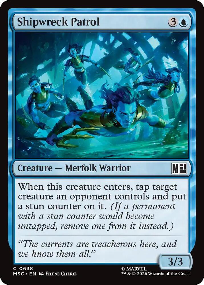 Shipwreck Patrol 638 (Commander: Marvel Super Heroes)  - Foil