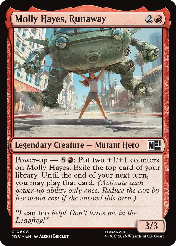 Molly Hayes, Runaway 698 (Commander: Marvel Super Heroes)  - Foil