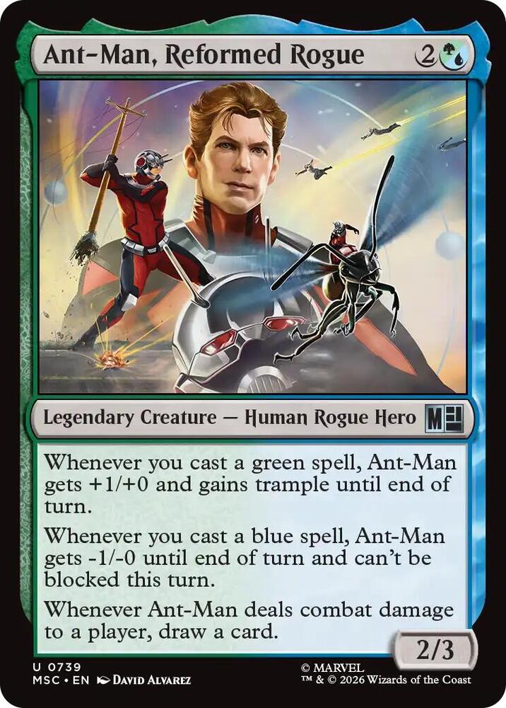 Ant-Man, Reformed Rogue 739 (Commander: Marvel Super Heroes)  - Foil