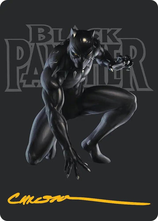 Black Panther Hope Enduring Art Card Gold Stamped Signature 27 (Art Series: Marvel Super Heroes) 