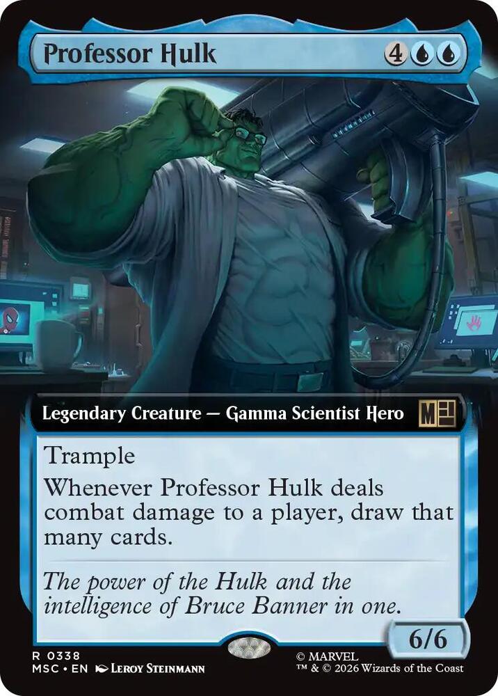 Professor Hulk Extended Art 338 (Commander: Marvel Super Heroes)  - Extended Art