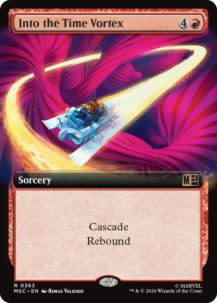 Into the Time Vortex Extended Art 363 (Commander: Marvel Super Heroes)  - Extended Art
