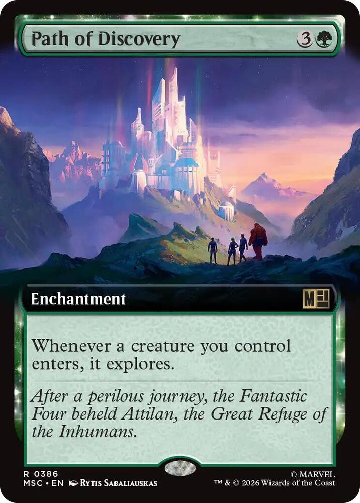 Path of Discovery Extended Art 386 (Commander: Marvel Super Heroes)  - Extended Art