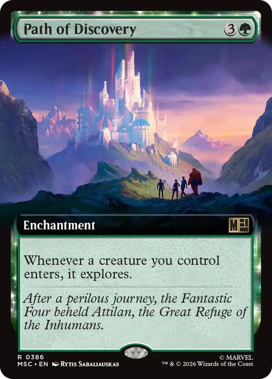 Path of Discovery Extended Art 386 (Commander: Marvel Super Heroes)  - Extended Art