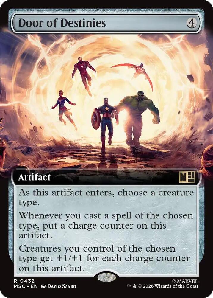 Door of Destinies Extended Art 432 (Commander: Marvel Super Heroes)  - Extended Art
