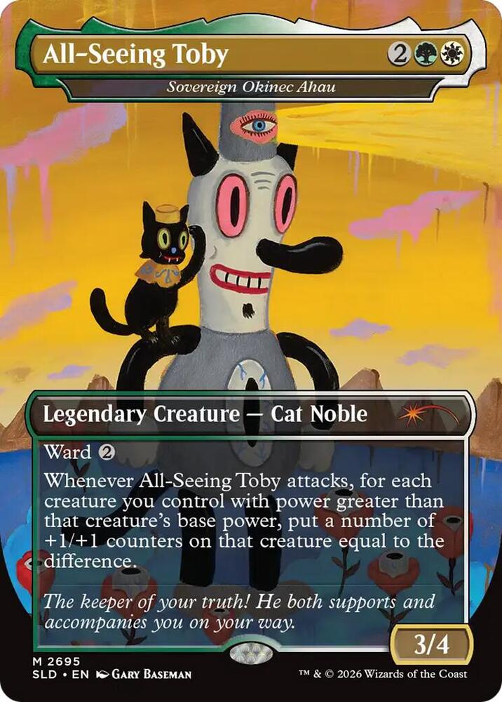 All Seeing Toby Sovereign Okinec Ahau 2695 (Secret Lair Drop Series) 