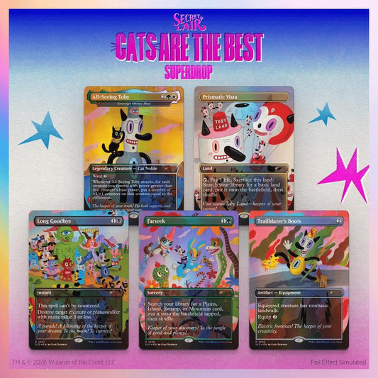 Secret Lair Drop Tobys Journey By Gary Baseman Traditional Foil Edition  (Secret Lair Drop Series) 