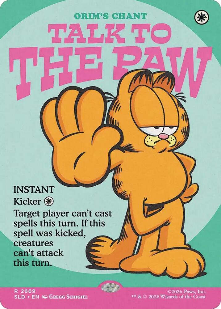 Talk to the Paw Orims Chant 2669 (Secret Lair Drop Series) 