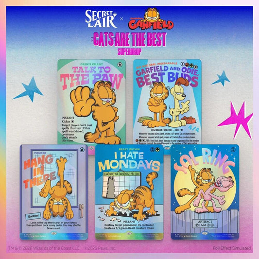 Secret Lair Drop Secret Lair x Garfield Motivationally Challenged Traditional Foil Edition  (Secret Lair Drop Series) 