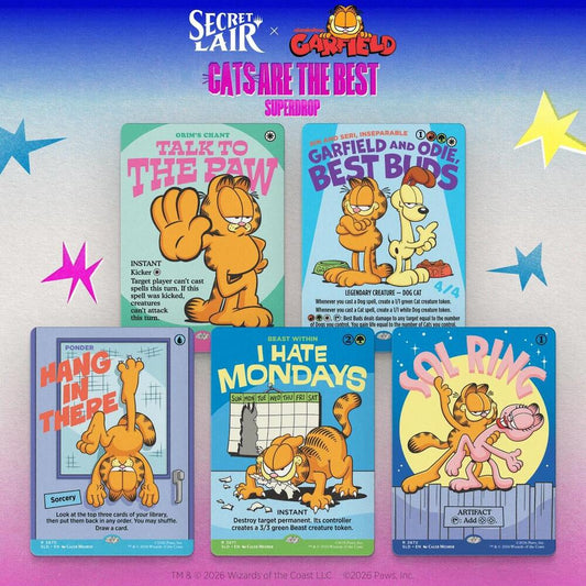 Secret Lair Drop Secret Lair x Garfield Motivationally Challenged Non Foil Edition  (Secret Lair Drop Series) 