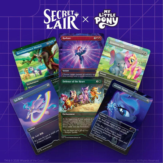 Secret Lair Drop Secret Lair x My Little Pony Friendship is Magic Non Foil Edition  (Secret Lair Drop Series) 
