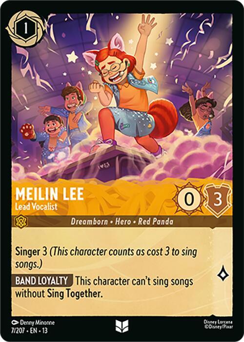 Meilin Lee, Lead Vocalist 7/207 (Attack of the Vine!)  - Cold Foil